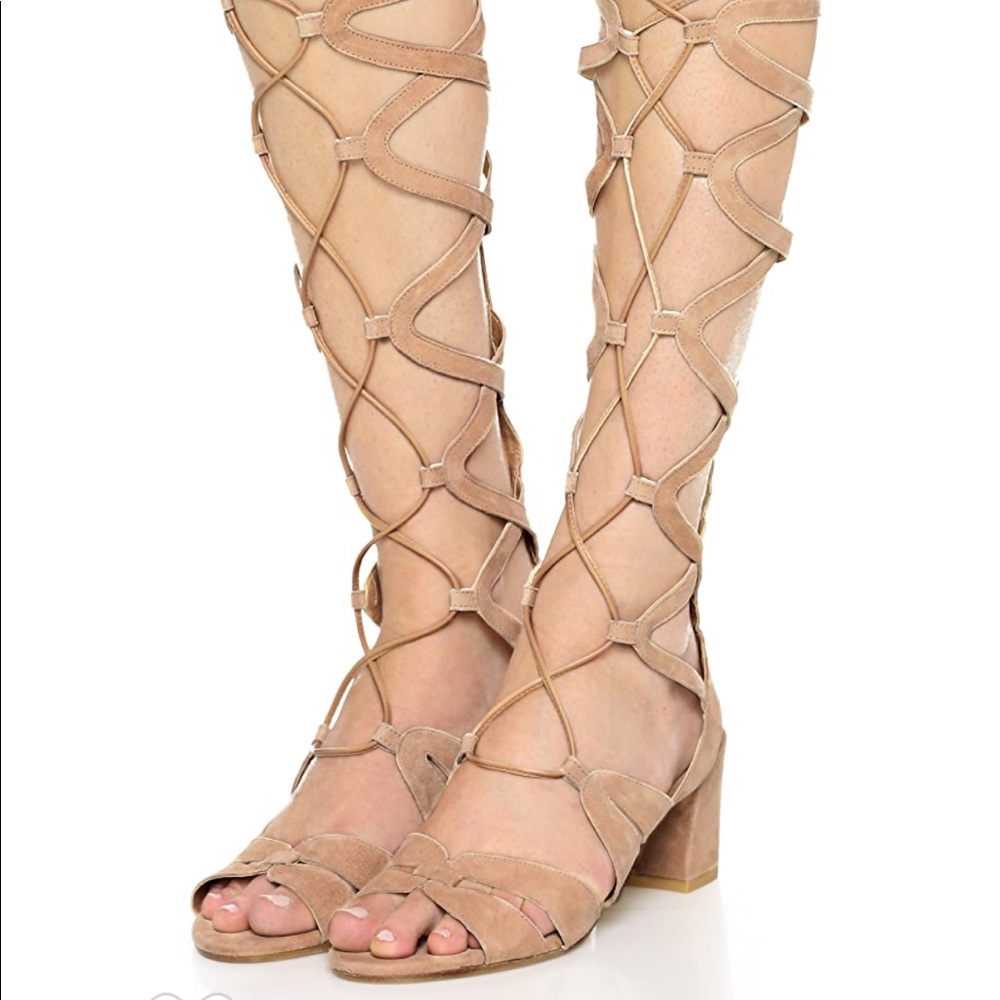 Stuart Weitzman Grecian Gladiator Sandals / Size 8